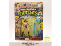 April Ninja Newscaster Teenage Mutant Ninja Turtles TMNT 1992 Playmates NEW MOSC