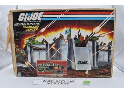 Headquarters Command Center Complete W/Box NO REPRO GI Joe 1983 Hasbro Playset