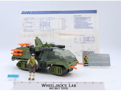 HAVOC H.A.V.O.C W/Cross Country 100% Complete GI Joe 1986 Vintage Hasbro Vehicle