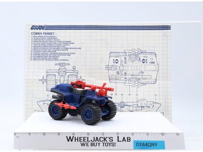 Ferret ATV 100% Complete G.I. Joe 1985 Hasbro Vintage Vehicle Action Figure