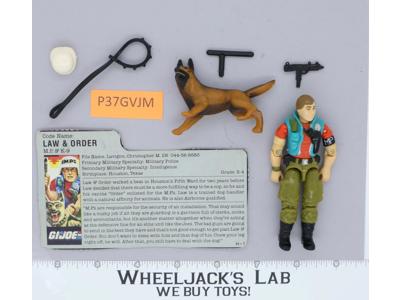 Law & Order V1 100% Complete G.I. Joe 1987 Hasbro Vintage Action Figure
