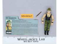 Sgt. Slaughter V2 100% Complete G.I. Joe 1986 Hasbro Vintage Action Figure