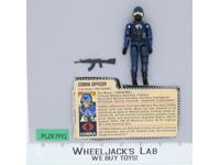 Cobra Officer V1.5 Swivel Arms 100% Complete G.I. Joe 1983 Hasbro Vintage Figure