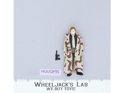 Han Solo Trench Coat 100% Complete Star Wars ROTJ 1983 Vintage Kenner NO REPRO