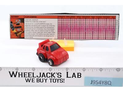 Cliffjumper RED CIRCLE STAMP 100% Complete Vintage 1984 G1 Transformers Hasbro