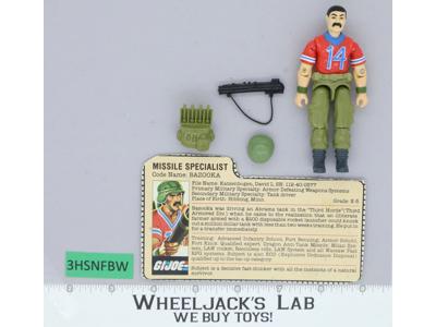 Bazooka V1 100% Complete G.I. Joe 1985 Hasbro Vintage Action Figure