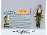 Sgt. Slaughter V2 100% Complete G.I. Joe 1986 Hasbro Vintage Action Figure