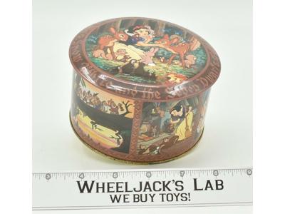 Metal Candy Tin Snow White and the 7 Dwarfs Disney World 13oz Container