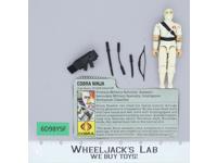 Storm Shadow V1 100% Complete G.I. Joe 1984 Hasbro Vintage Action Figure
