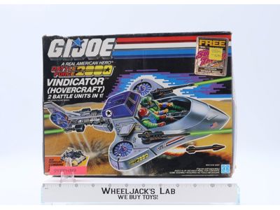 Vindicator 100% Complete W/Box GI Joe 1987 Hasbro Vintage Action Figure Vehicle
