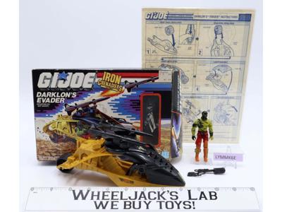 Darklon's Evader W/Driver 100% Complete W/Box GI Joe 1989 Hasbro Vintage