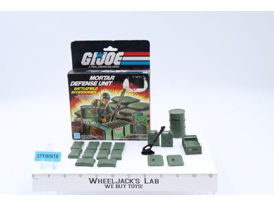 Mortar Defense Unit 100% Complete W/ Box GI Joe 1983 Hasbro Action Figure