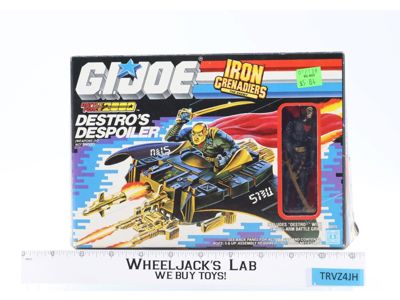 Destro's Despoiler 100% Complete GI Joe 1987 Action Figure Vehicle NEW MIB