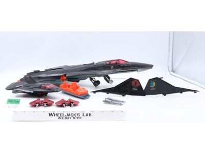 Cobra Night Raven S3P 100% Complete GI Joe 1986 Hasbro Action Figure Vehicle