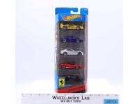 Ferrari Race 5 Pack Hot Wheels 2013 Mattel NEW SEALED