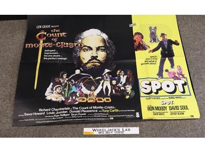 Spot the Dog Count of Monte Cristo Movie Poster 30 X 40 Vintage David Soul 1975