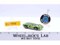 Porsche 917 Apple Green 1970 Redline Hot Wheels Mattel Vintage WITH BUTTON