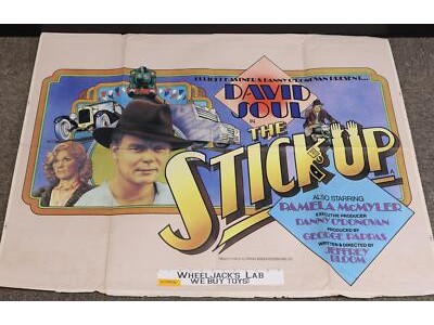 David Soul The Stick-Up Movie Poster 30" X 40" Vintage Pamela McMyler