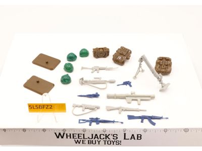 Lot Battle Gear Accessory Pack 2 Set 8 1984 Weapons G.I. Joe Vintage