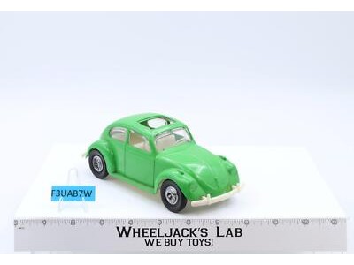 Volkswagen Beetle #2 Diecast Metal Green Car 7" Hubley Division Gabriel Vintage