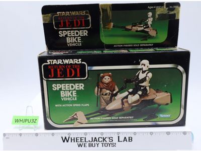 Speeder Bike 100% Complete W/Box Star Wars ROTJ 1983 Kenner Vehicle