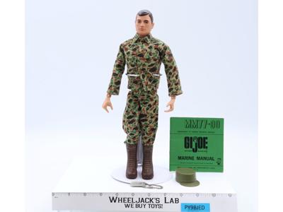 Action Marine Painted Head 12" GI Joe 1964 Hasbro Action Figure w/ Hat & Manual