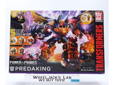 Predaking W/ Onyx Prime Transformers Power of the Primes 2017 Hasbro Figure