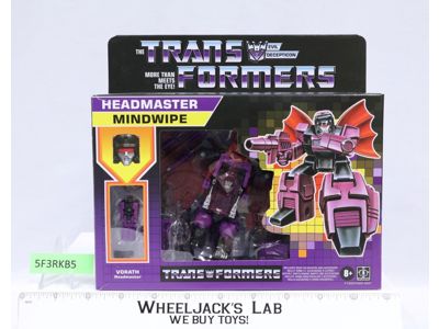 Mindwipe Headmaster 100% Complete Transformers Reissue 2020 Hasbro Figure