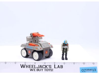 Laser RAT W/Capt. Vic 100% Complete Starcom 1986 Coleco Action Figure Vehicle