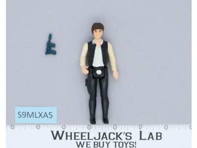 Han Solo BIG HEAD 100% Complete Star Wars 1977 Kenner Action Figure NO REPRO