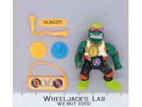 Rappin' Mike 100% Complete Teenage Mutant Ninja Turtle TMNT 1991 Playmates