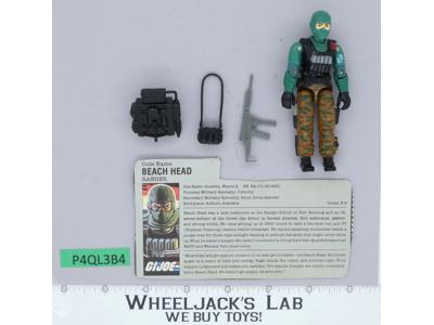 Beach Head V1 100% Complete G.I. Joe 1986 Hasbro Vintage Action Figure