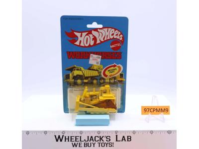 CAT Bulldozer YELLOW #1172 Hot Wheels Workhorses Mattel 1979 Vintage NEW MOSC