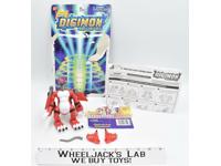 Digimon Digivolving Growlmon to WarGrowlmon 2001 Digital Monsters Bandai