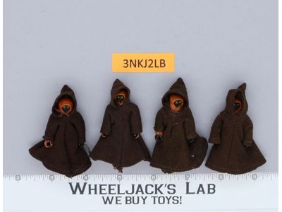 Lot of 4 Jawas Star Wars 1977 Kenner Vintage Action Figures