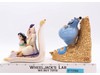 Aladdin Jasmine Genie Statue Figure Bookends Aladdin Disney Vintage NEW MIB