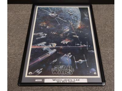 Star Wars 20th Century Records 1997 Soundtrack Death Star Poster 33x22