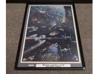 Star Wars 20th Century Records 1997 Soundtrack Death Star Poster 33x22