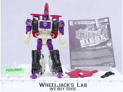 Apeface 100% Complete Transformers Siege WFC 2019 Hasbro Action Figure