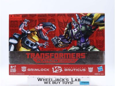 Grimlock vs Bruticus Platinum Edition Transformers 2013 Hasbro NEW MISB SEALED