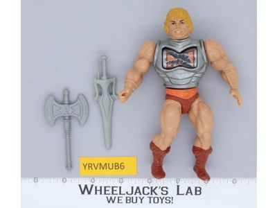 Battle Armor He-Man 100% Complete Masters of the Universe MOTU 1984 Mattel