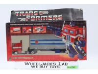 Optimus Prime LIGHT BLUE W/BOX & INSERT 100% Complete 1984 G1 Transformers