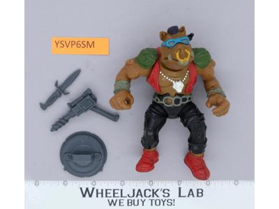 Bebop HARD HEAD 100% Complete Teenage Mutant Ninja Turtles Playmates 1988 Figure