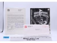 Look Book + Apology Letter from Bandai to Fan Power Rangers 1994 Saban