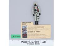 Cobra Stinger Driver V1 100% Complete G.I. Joe 1984 Hasbro Vintage Action Figure