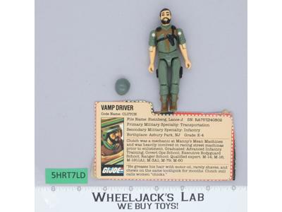Clutch V1 Straight Arm 100% Complete G.I. Joe 1982 Hasbro Vintage Action Figure