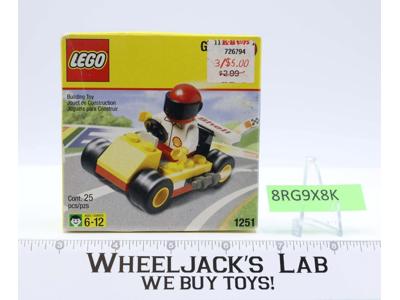 #1251 Go-Cart Shell Promotion Lego 2001 NEW SEALED
