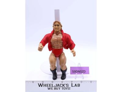 Larry Zbyszko W/Robe AWA Wrestling 1985 Remco Vintage Action Figure