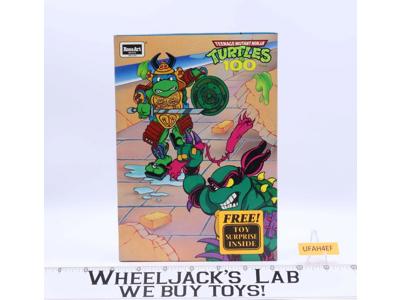 Samurai Leonardo Teenage Mutant Ninja Turtles 1990 Rose Art Puzzle W/Toy Inside