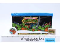 TMNT Pencil Pouch W/Ruler Eraser & Pencil Sharpener Teenage Mutant Ninja Turtles